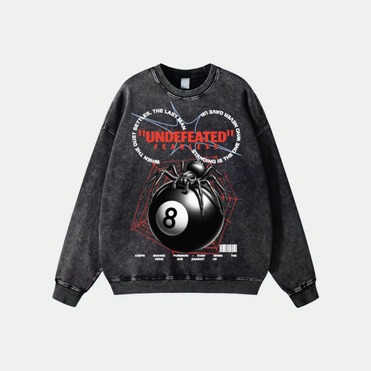 Overzise Sweatshirt Acid Wash