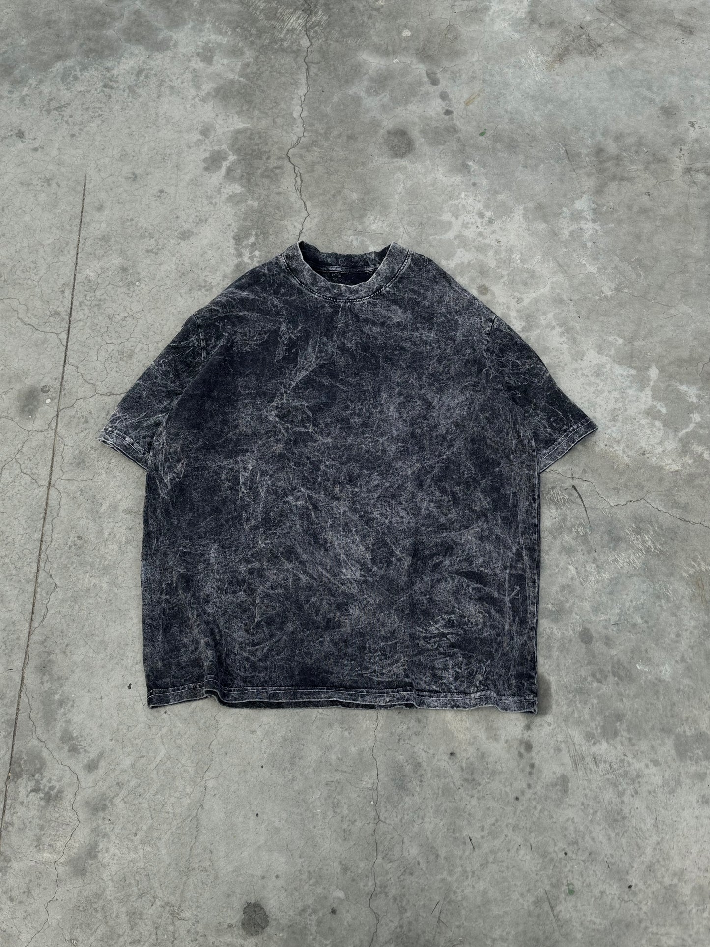 Overzise T-Shirt Acid Wash Basic