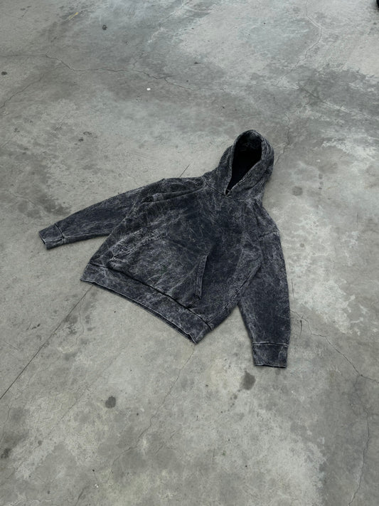 Minimalist Basic Hoodie Acid Wash