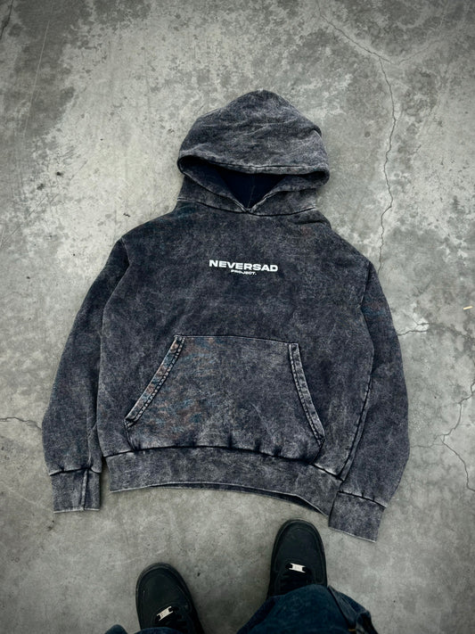 Overzise Hoodie Acid Wash